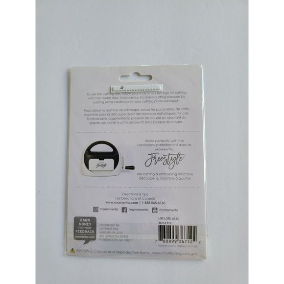 Momenta Build A Flower  7 PC Die Cutting Template - Picture 3 of 3